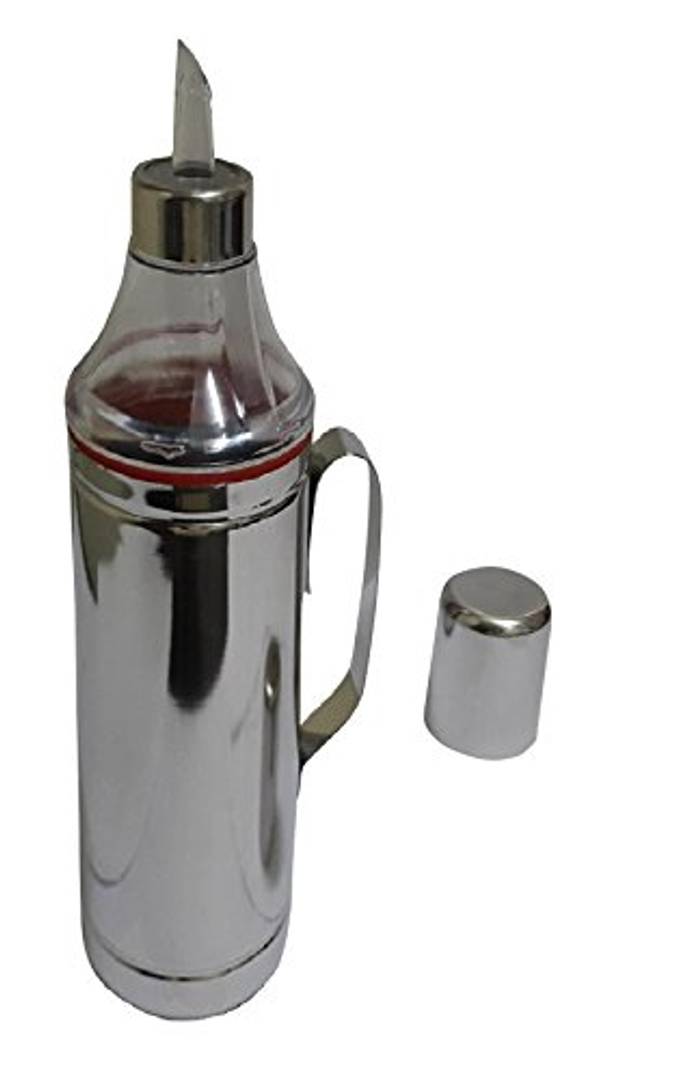 Stainless Steel Oil Dropper, 1 Liter, Silver