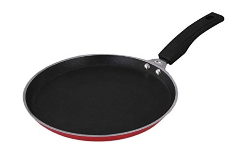 Stainless Non stick Dosa Tawa, Red