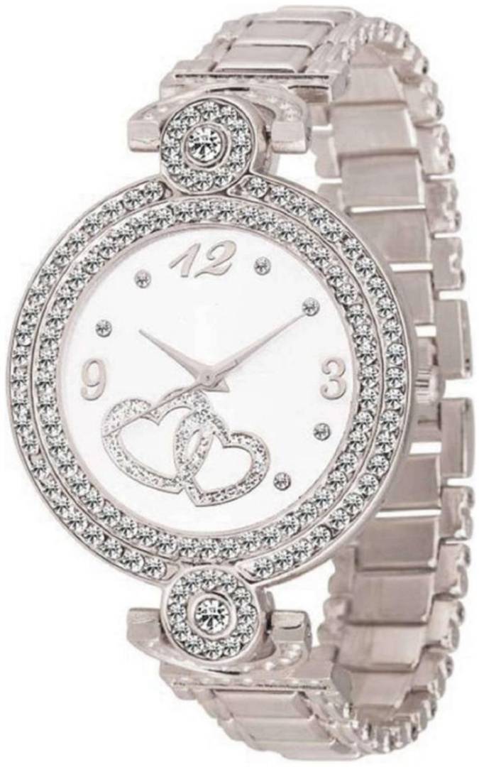 Sliver Metal Watch for Womens