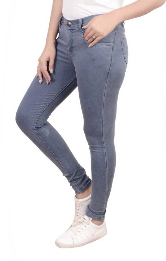 Denim Multicoloured Solid Jeans Pack of 2