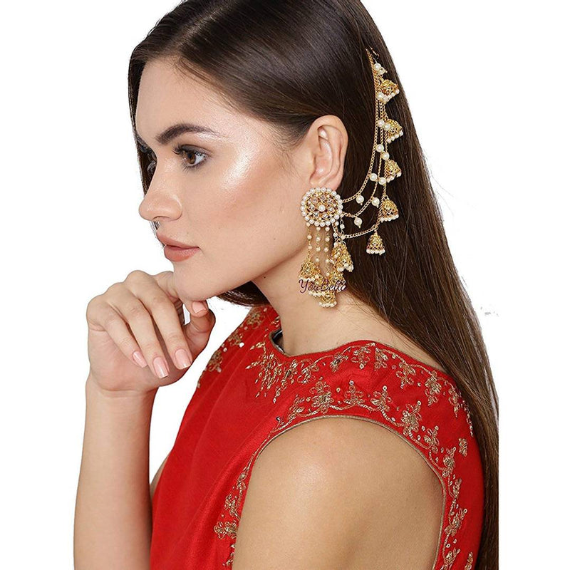 Golden  Color Alloy Jhumkas