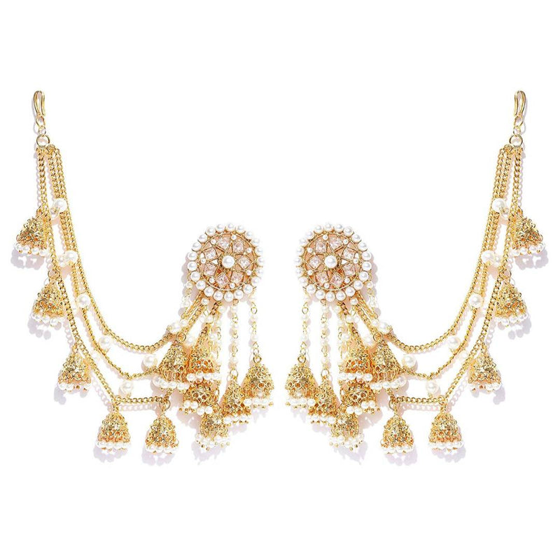 Golden  Color Alloy Jhumkas