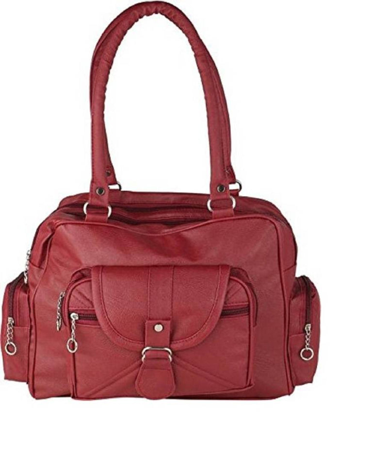 Maroon handbags