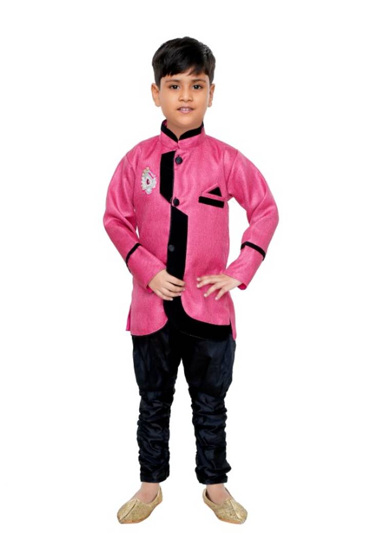 Boys Festive & Party Sherwani and Churidar Set