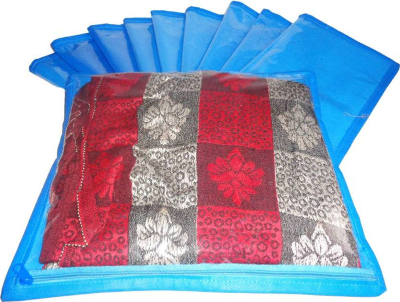 Designer Non-Woven Single Saree Cover or Garments Cover Combo Pack of 24 Pcs.