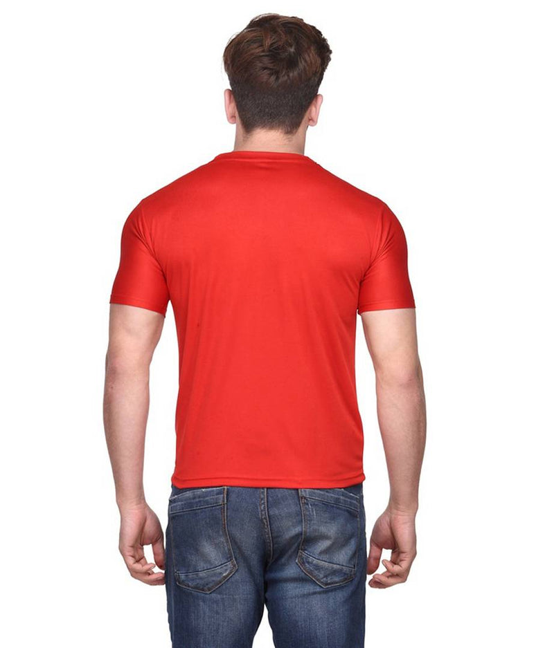 Multicoloured Polyester Blend Round Neck Dri-Fit Tshirt.(Pack Of 2)