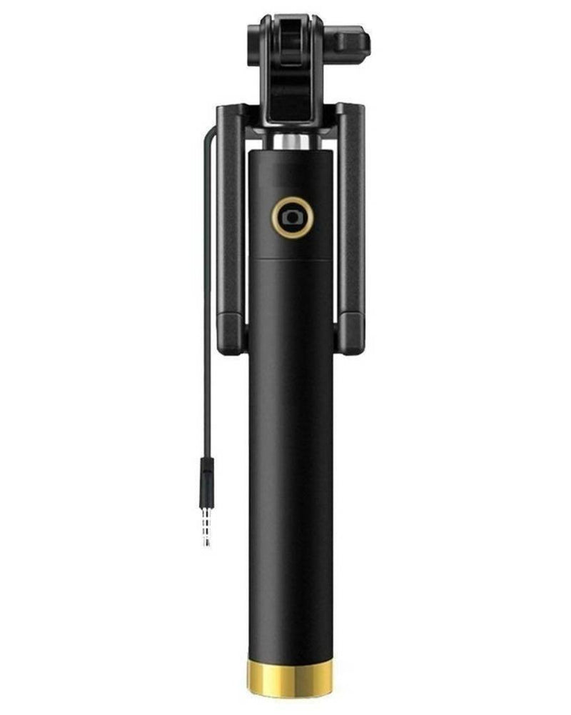 Pocket Size Selfie Stick Compatible for All Android Device (Black)