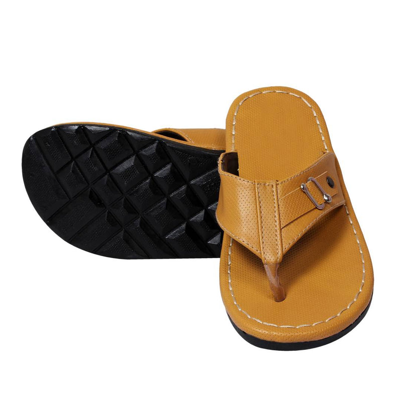 Men's Stylish Casual Slipper In Synthetic Leather