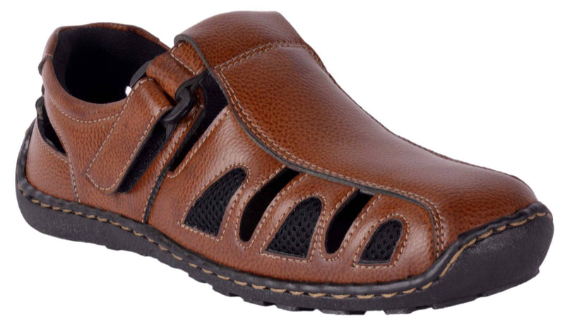 Men's Tan Synthetic Comfort Sandal