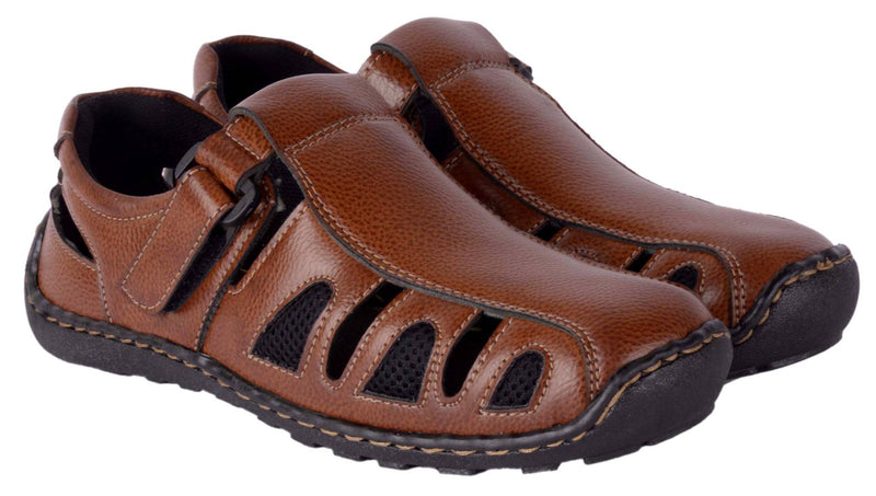 Men's Tan Synthetic Comfort Sandal