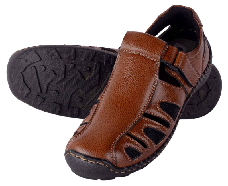 Men's Tan Synthetic Comfort Sandal