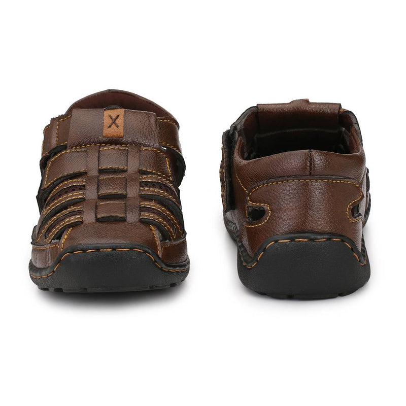 Men's Brown Synthetic Comfort Sandal