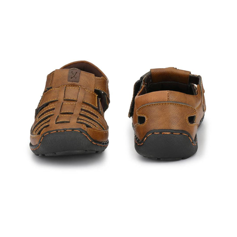 Men's Tan Synthetic Comfort Sandal