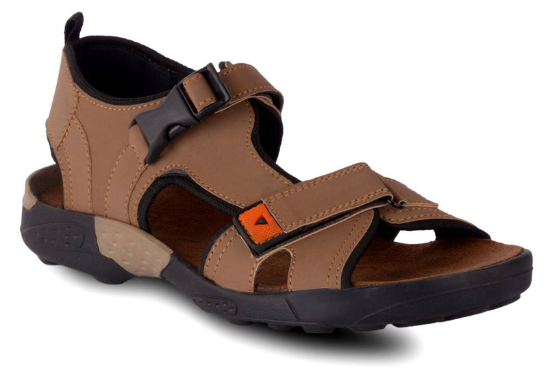 Men's Brown Synthetic Comfort Sandal