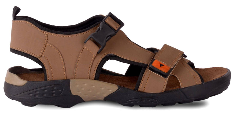 Men's Brown Synthetic Comfort Sandal