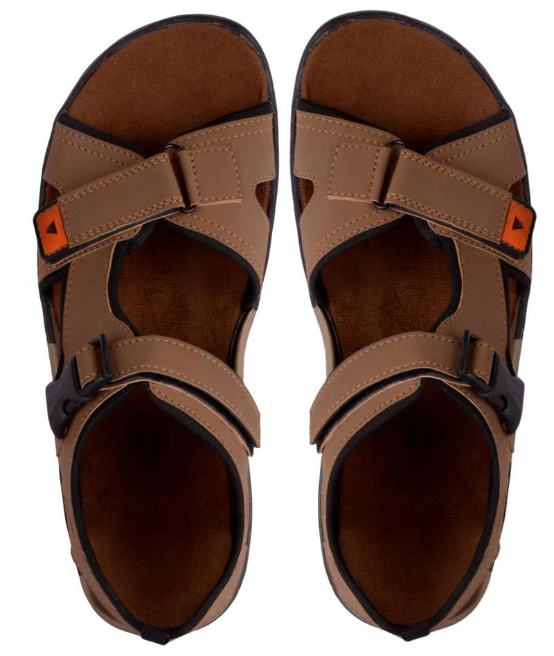 Men's Brown Synthetic Comfort Sandal