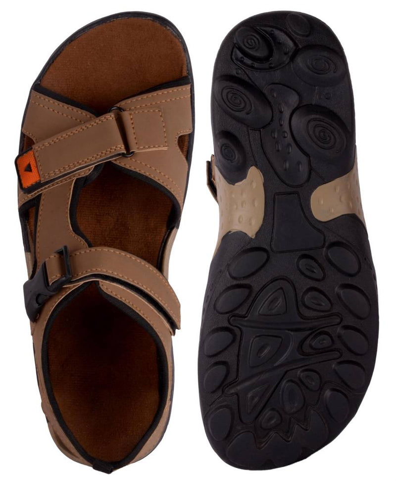 Men's Brown Synthetic Comfort Sandal