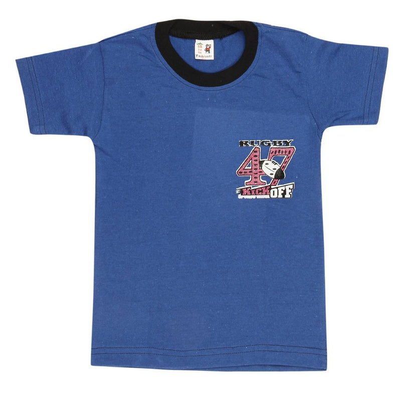 Combo of 2  Multicoloured Cotton Half Sleeves T-Shirt for Boy's