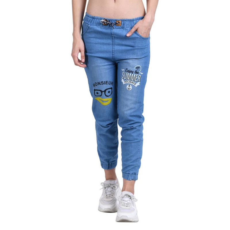 Trendy Blue Denim Jeans