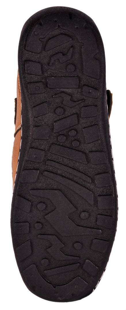 Comfy Tan Synthetic Velcro Sandals for Men's