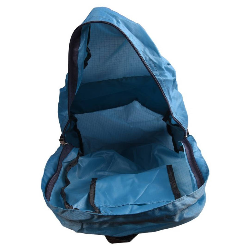 Light Blue Folding Travel Backpack