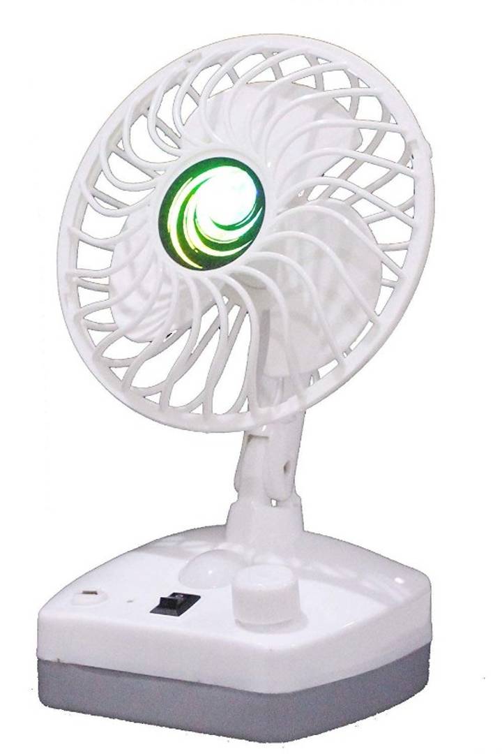 Portable Table Fan & LED Light