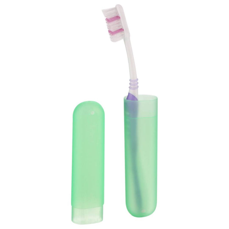Plastic Toothbrush Holder (Assorted) - Pack Of 2
