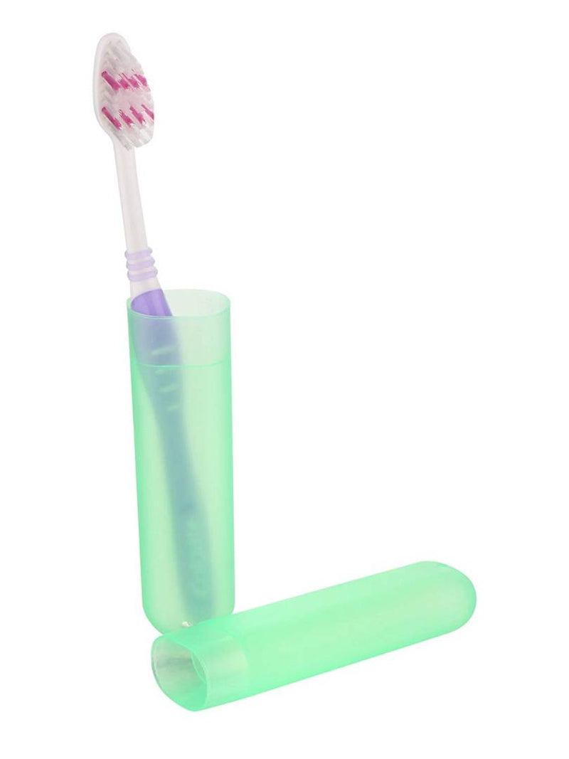 Plastic Toothbrush Holder (Assorted) - Pack Of 6