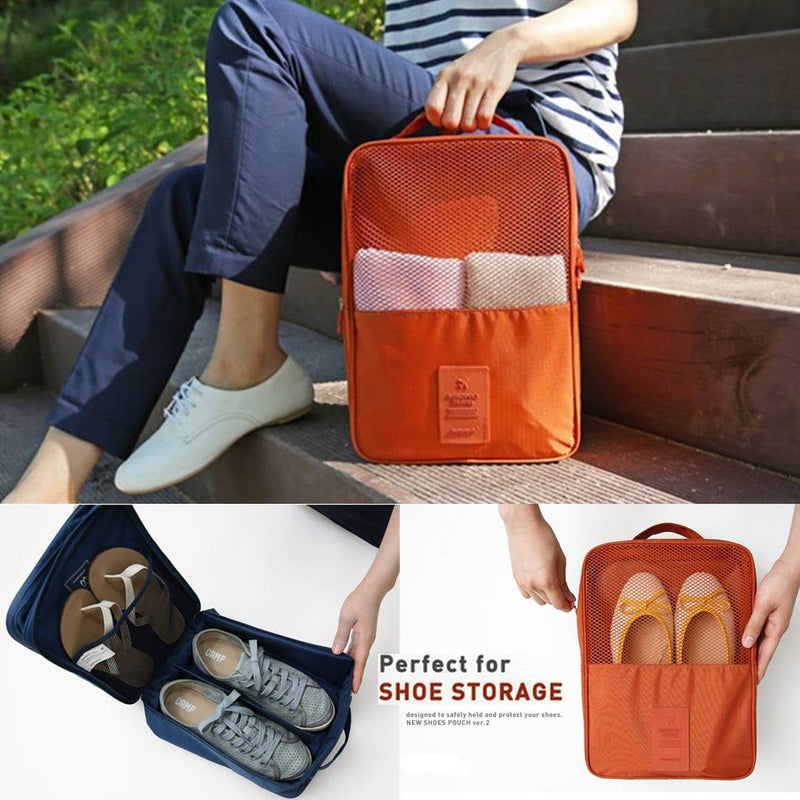 Foldable Shoes & Slipper Foldable Bag - Pack Of 2