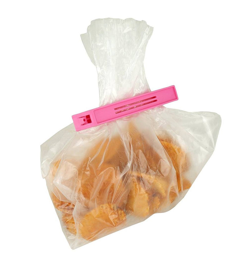 Plastic Food Snack Bag Sealing Clips 3 Different Sizes (2 Inch, 3 Inch & 4 Inch) - Pack Of 18