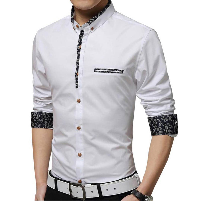 White Cotton Shirts For Boy's