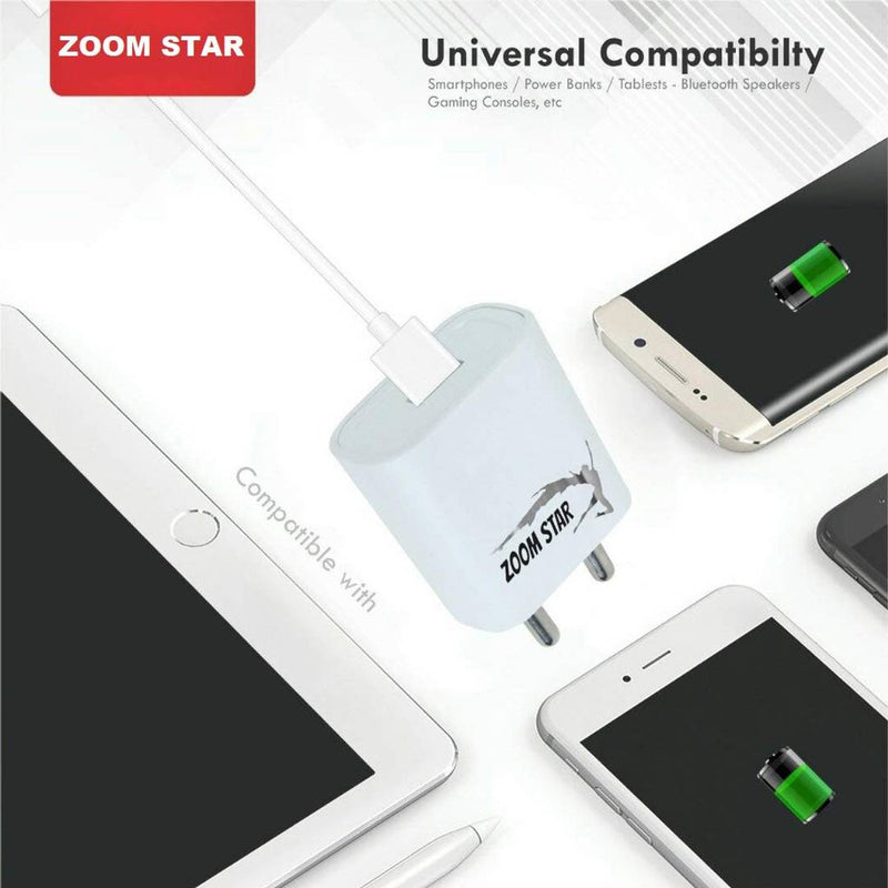 2 Amp Fast Charger With Charge & Sync USB Cable