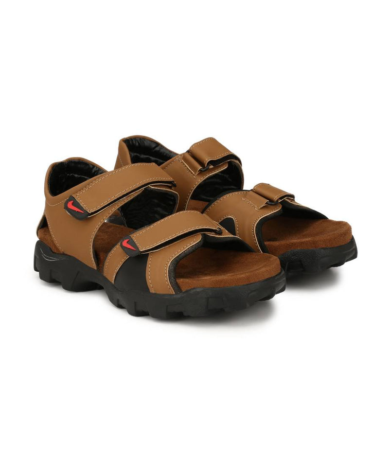 Men's Tan Suede  Comfort Sandals