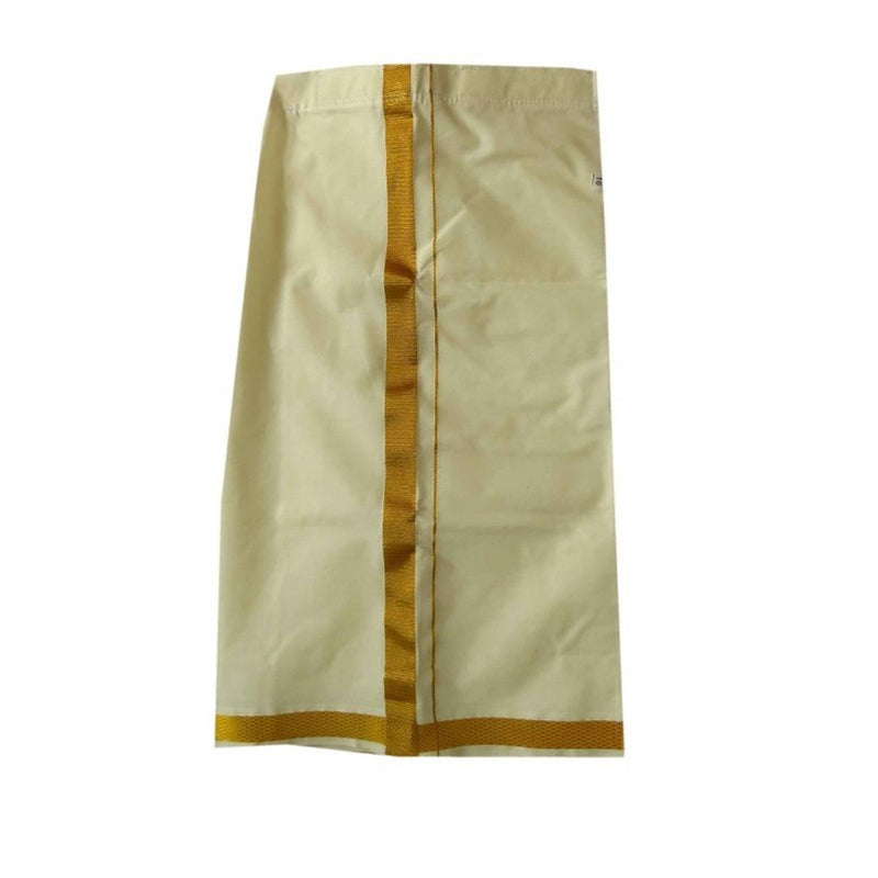 Chella Mapillai Boy's Maroon Silk Blend Shirt and Dhoti