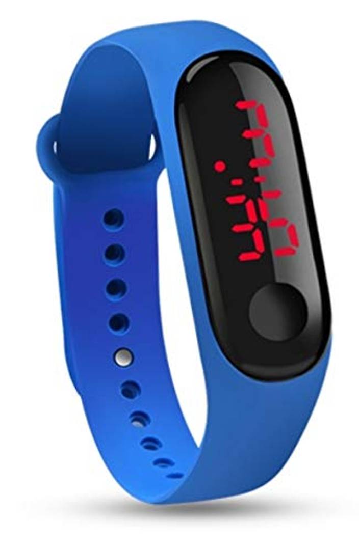 LED Band M3 Style/Look Digital Sports Watch for Boys/Girls Blue