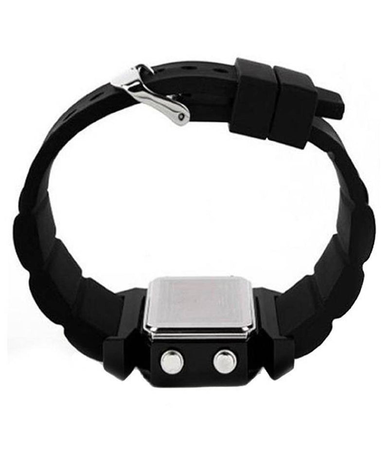 Black Rubber Belt  Digital Watch