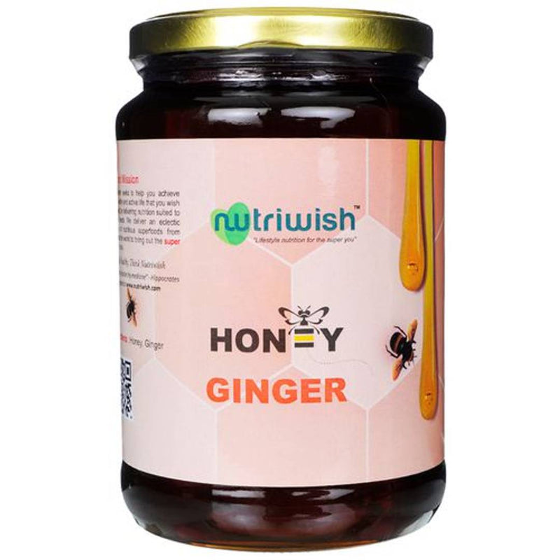 1kg Honey With Ginger - Pure  Honey Infused With Ginger