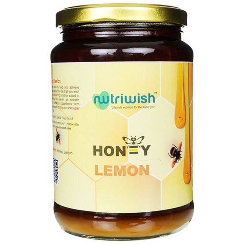 1kg Honey With Lemon - Pure  Honey Infused With Lemon