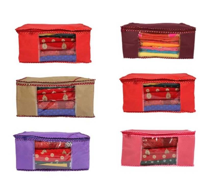 Trendy Non-Woven Saree Covers (Pack of 6)