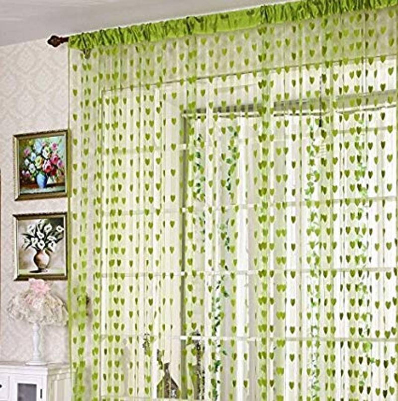 Multicoloured Polyester Eyelet Fitting Solid Curtains (Set Of 2)