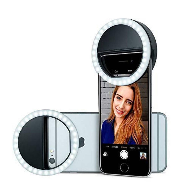 36W LED Beauty Selfie Light Universal Ring Shape with 3 Level Brightness Operation for All Smartphones Tabs