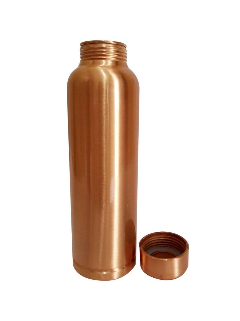 Health Mechanic Plain Matty Copper Bottle 1000Ml