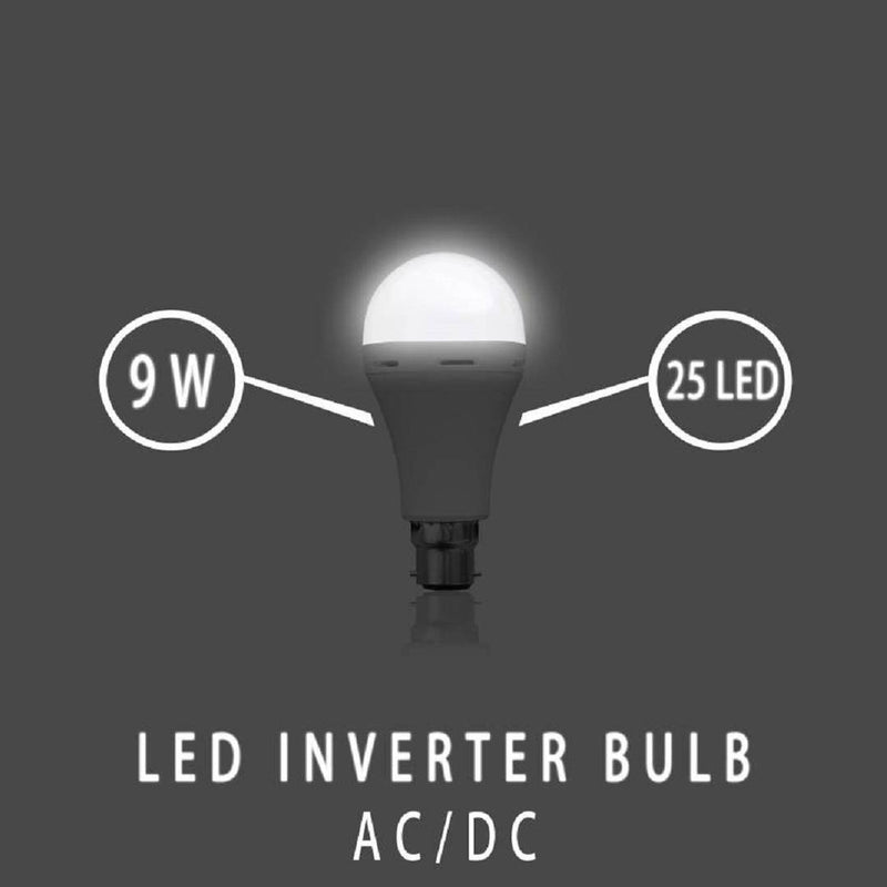 Rechargeable Invertor LED Bulb Emergency Light (White) - Pack Of 1