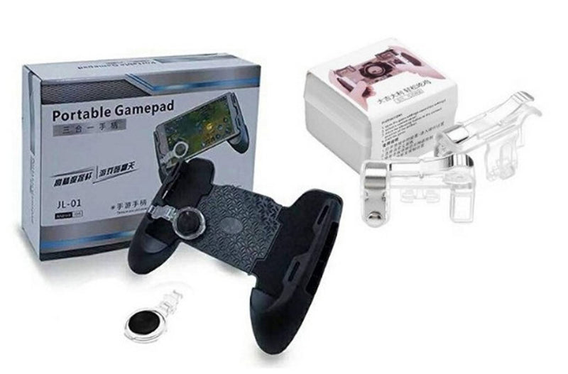 PUBG/Rules Of Survival Mobile Game Controller Gamepad For All Smartphones With Transparent 1 Pair Of Sensitive Game Triggers