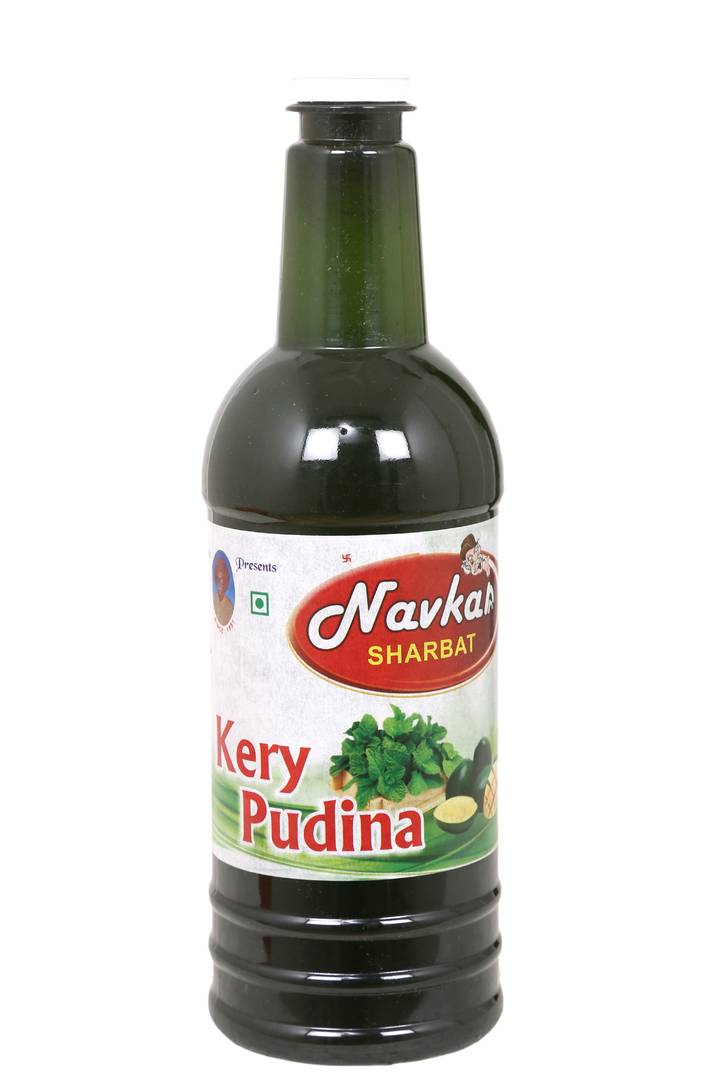 Navkar Keri Pudina / Kachi Keri Mint Leaf Syrup Sharbat 750ml-Price Incl.Shipping