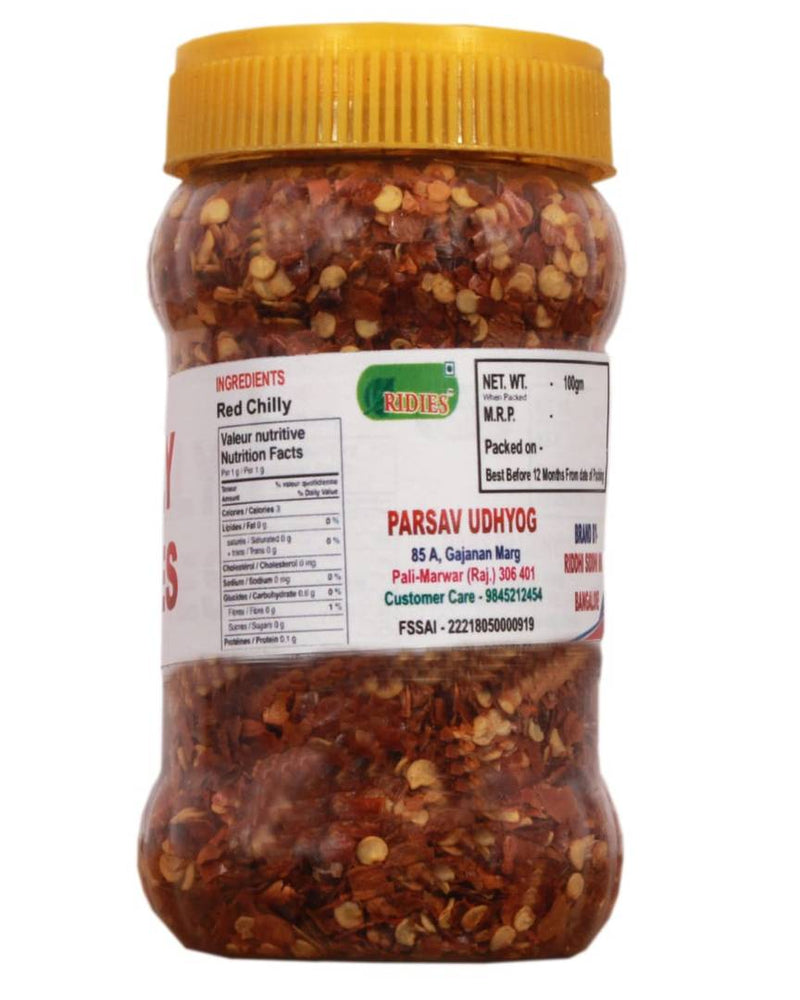 Ridies Red Chilly Flakes - 100g-Price Incl.Shipping