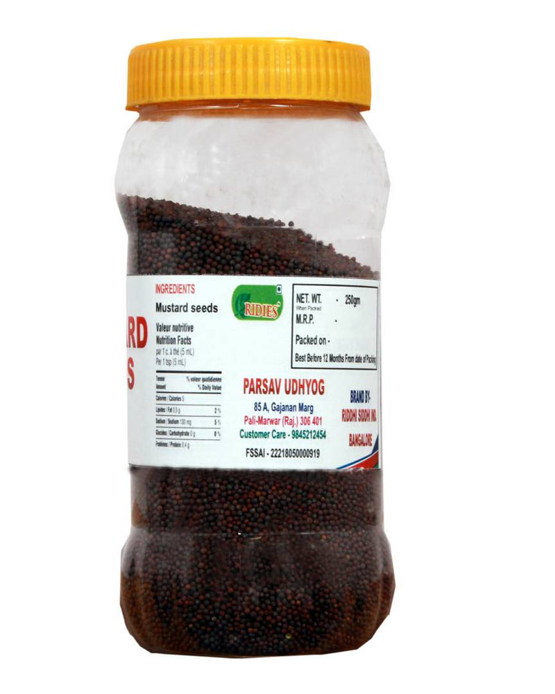 Pack of 2 Ridies Mustard Seeds (Rai) ,250g-Price Incl.Shipping