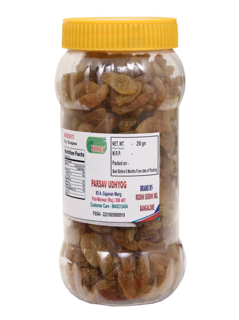 Pack of 2 Ridies Raisins (Kisimish) Dry Fruit 250g