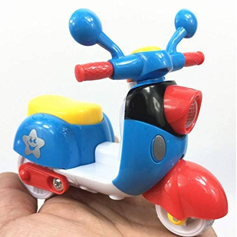 Kids Friction Powered Push and Go Unbreakable Mini Scooter Toy