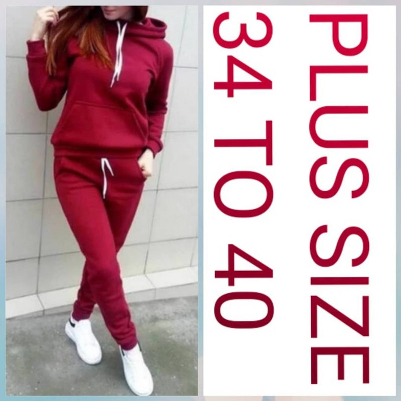 Stylish Cotton Solid Tracksuit For Women